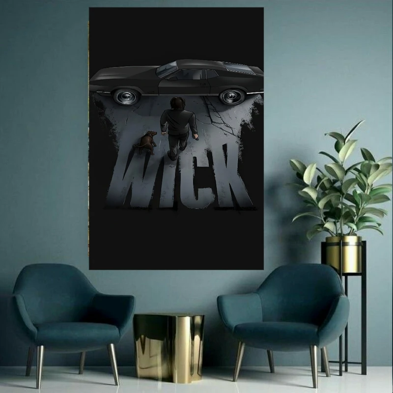  پوستر دیواری طرح جانویک مدل KG489