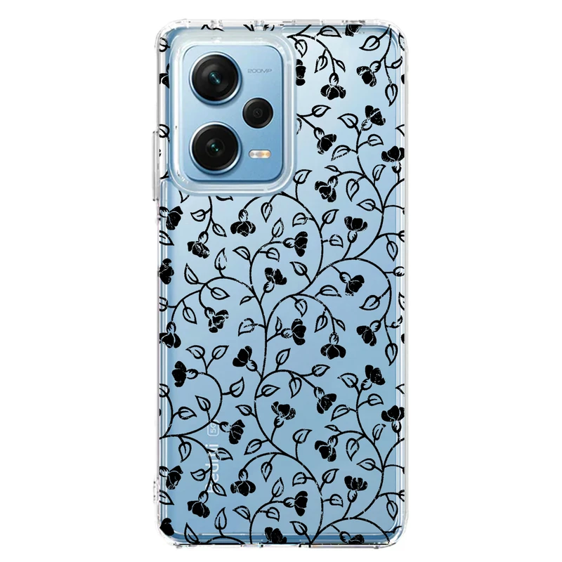 کاور مگافون طرح گل مدل C42-B مناسب برای گوشی موبایل شیائومی Poco X5 Pro  