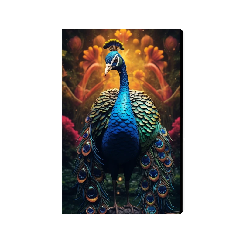 تابلو شاسی عرش مدل فانتزی طاووس کد As3137