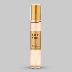 عطر جیبی زنانه صندل مدل GOOD GIRL با رایحه شیرین، تند، گرم، شرقی، گلی حجم 25 میلی‌لیتر