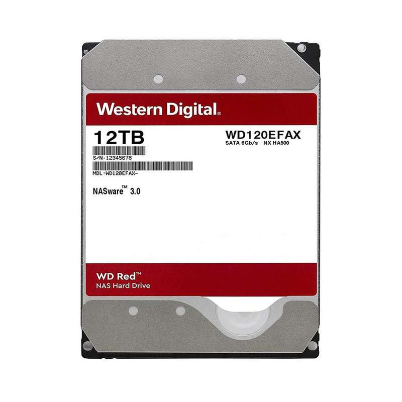 هارد دیسک اینترنال وسترن دیجیتال مدل RED WD120EFAX ظرفیت 12 ترابایت هارد دیسک اینترنال وسترن دیجیتال مدل RED WD120EFAX ظرفیت 12 ترابایت