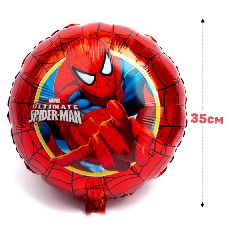 بادکنک فویلی طرح مرد عنکبوتی کد DB20 مجموعه 5 عددی