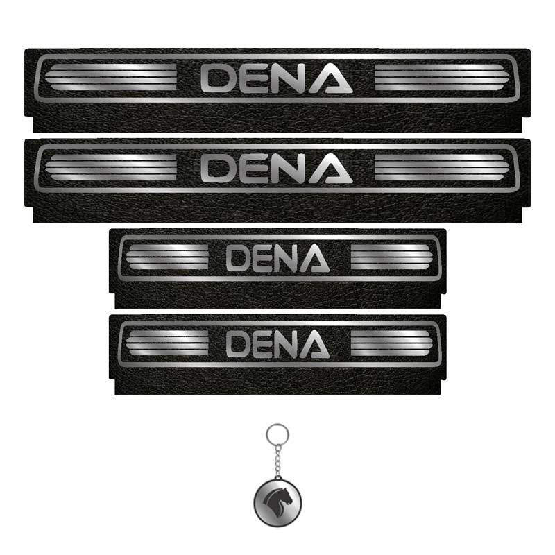 برچسب پارکابی خودرو لندمون کد LM134 MS مناسب برای دنا مجموعه 4 عددی به همراه جاکلیدی