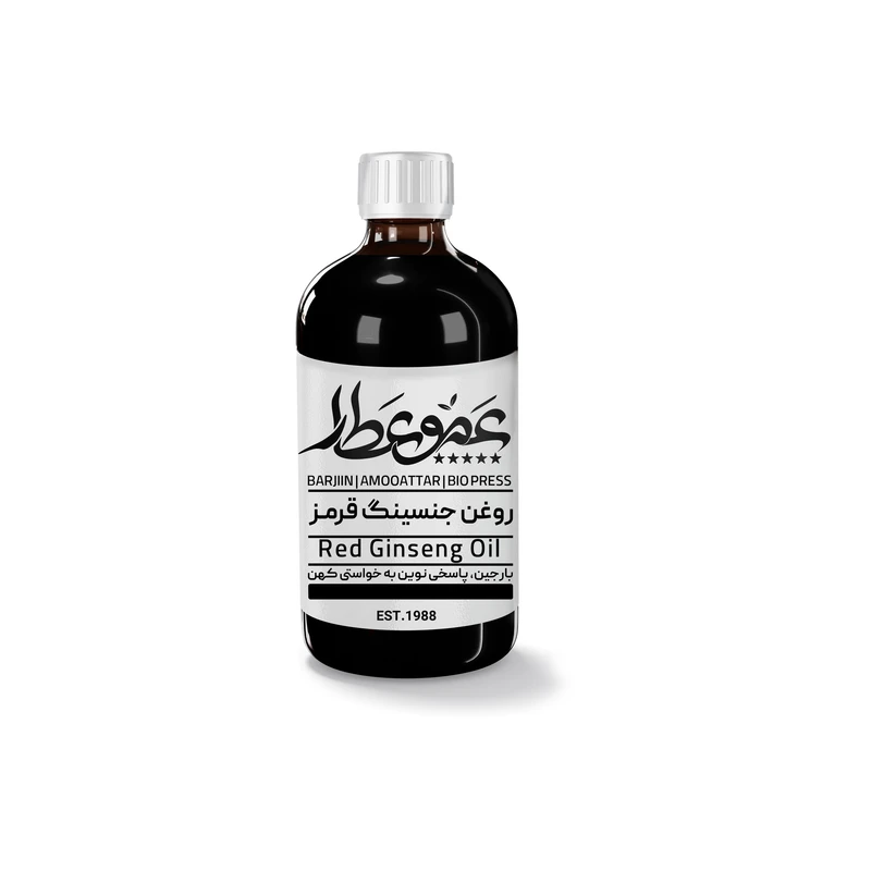 روغن جنسینگ قرمز  عمو عطار مدل 06 حجم 120میلی لیتر