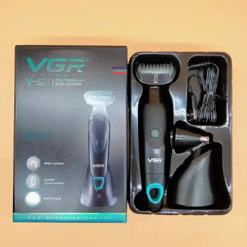 ماشین اصلاح موی صورت و بدن وی جی ار مدل V-601