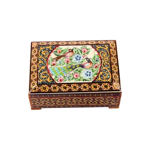 جعبه جواهرات خاتم کاری کد 02