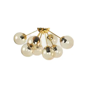 لوستر ۸ شعله میلان نور طرح مولکولی کد m400/8