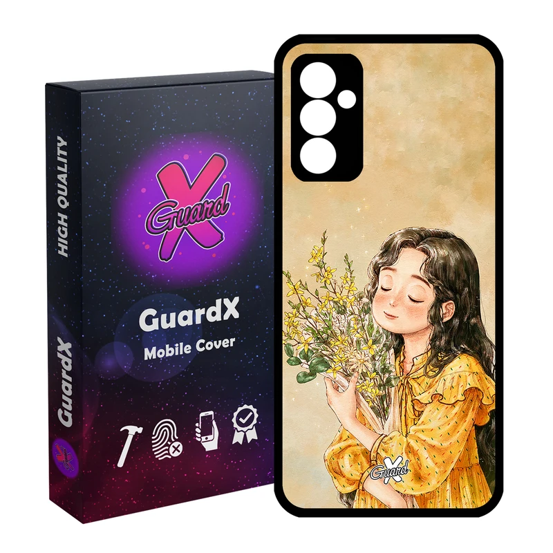 کاور گارد ایکس طرح دختر مدل Glass10232 مناسب برای گوشی موبایل سامسونگ Galaxy A14 / A14 5G