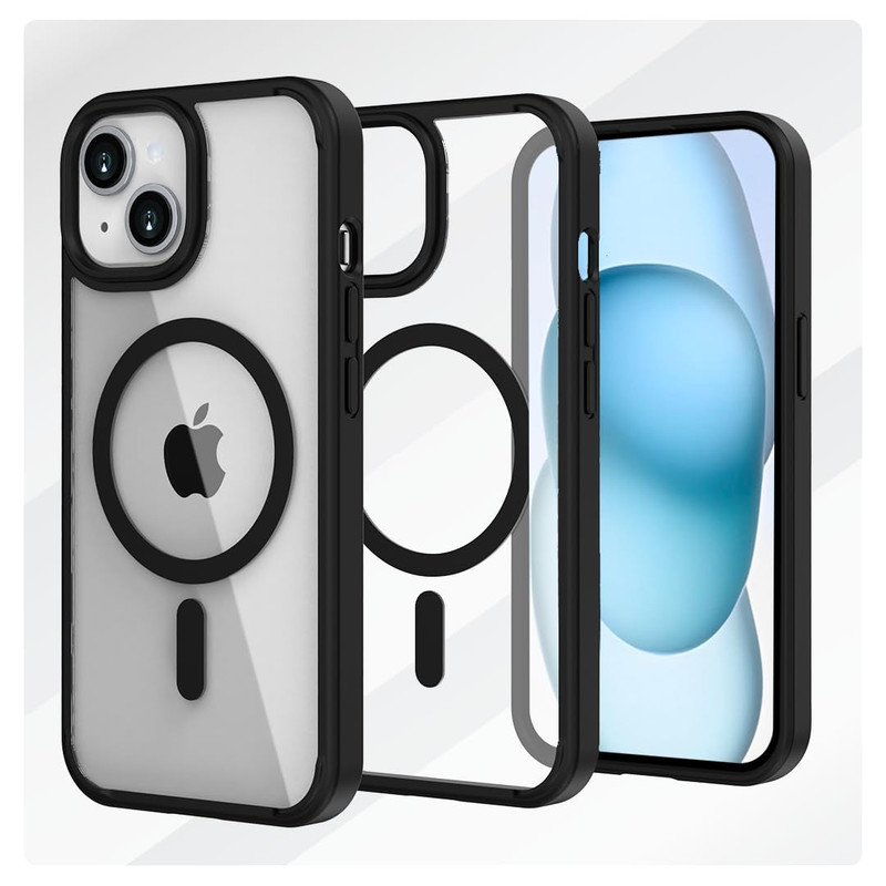 کاور گوف مدل Clear Magnetic-B مناسب برای گوشی موبایل اپل IPHONE 15