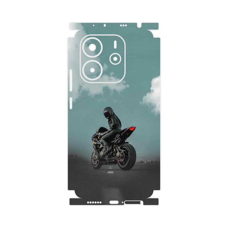 برچسب پوششی ماهوت مدل Motorcycling-FullSkin مناسب برای گوشی موبایل شیائومی Redmi Note 14 4G