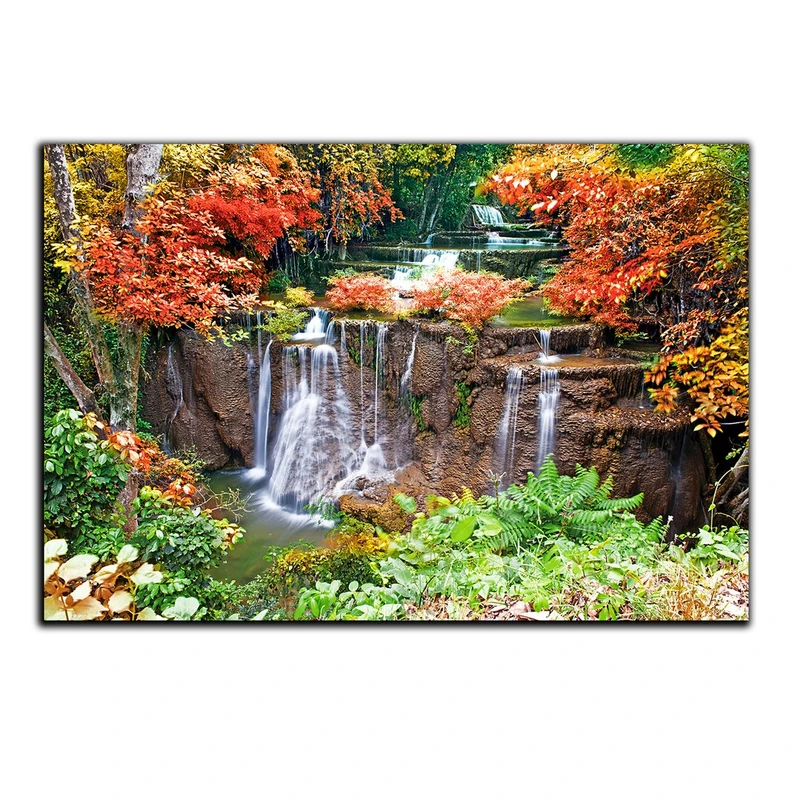 تابلو شاسی بکلیت طرح طبیعت پاییز و آبشار مدل SH-S1147