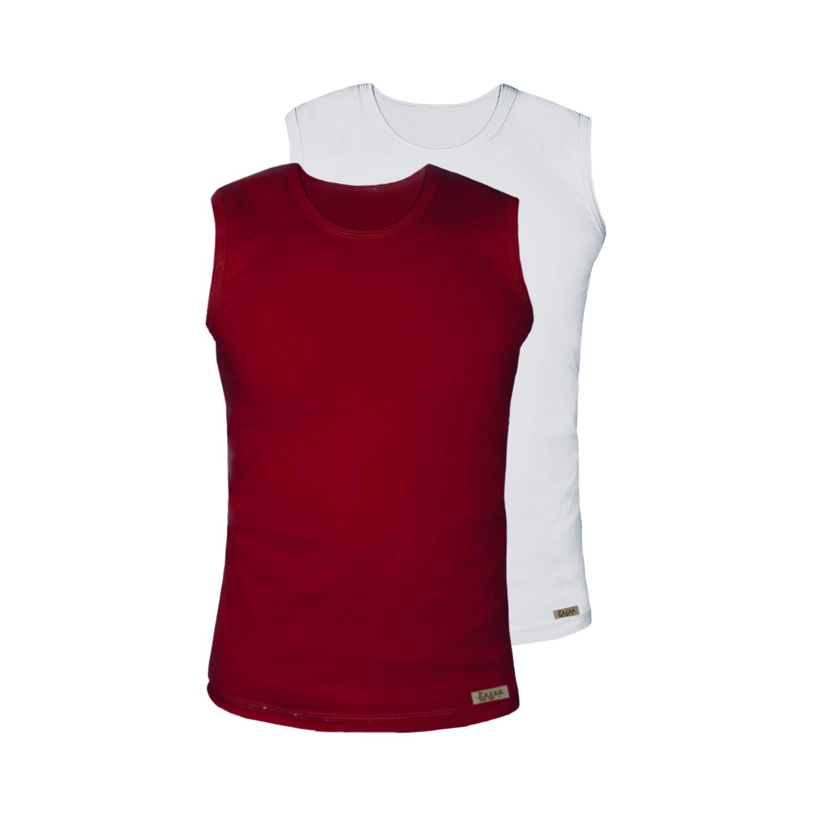 زیرپوش آستین حلقه مردانه پنبینه مدل نخ پنبه خالص صادراتی مجموعه 2 عددی - - 1