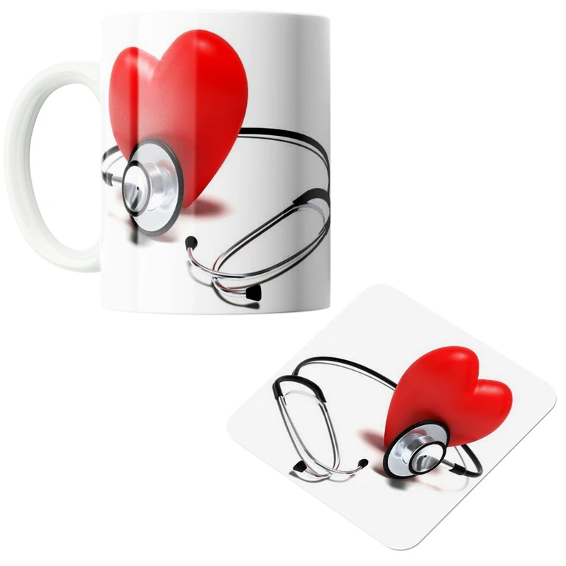 ماگ مدل  درمان کد 21 به همراه زیرلیوانی