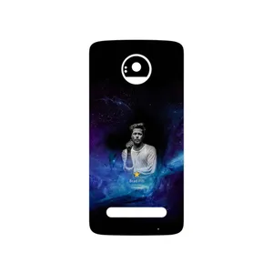 MAHOOT Brad Pitt Cover Sticker for Motorola Moto Z2 Play