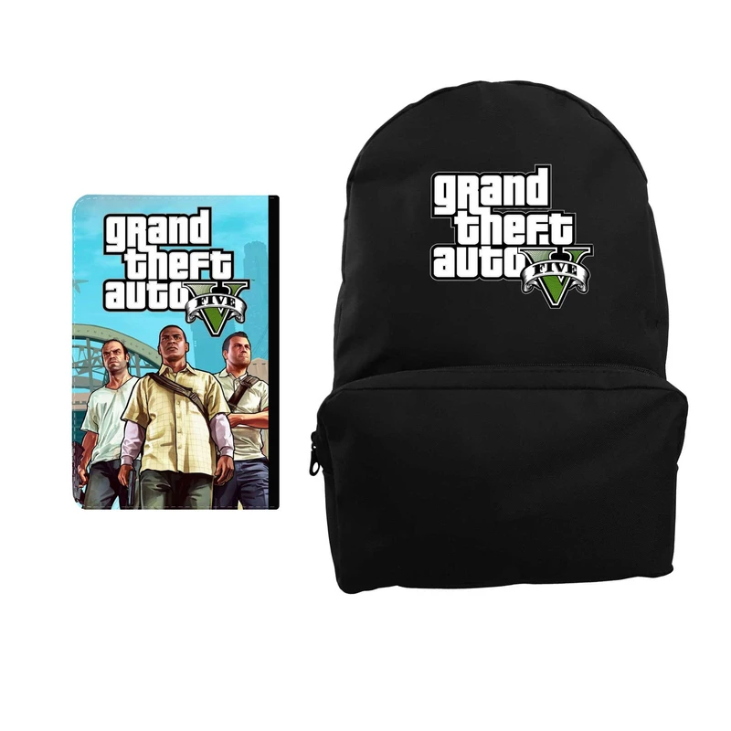 کوله پشتی مدل GTA کد KPP901 به همراه کلاسور