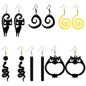 گوشواره زنانه هانستو مدل E6-271 مجموعه 6 عددی