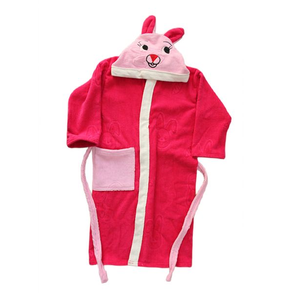 حوله پالتویی ساینا طرح خرگوش سایز 80 سانتی متر