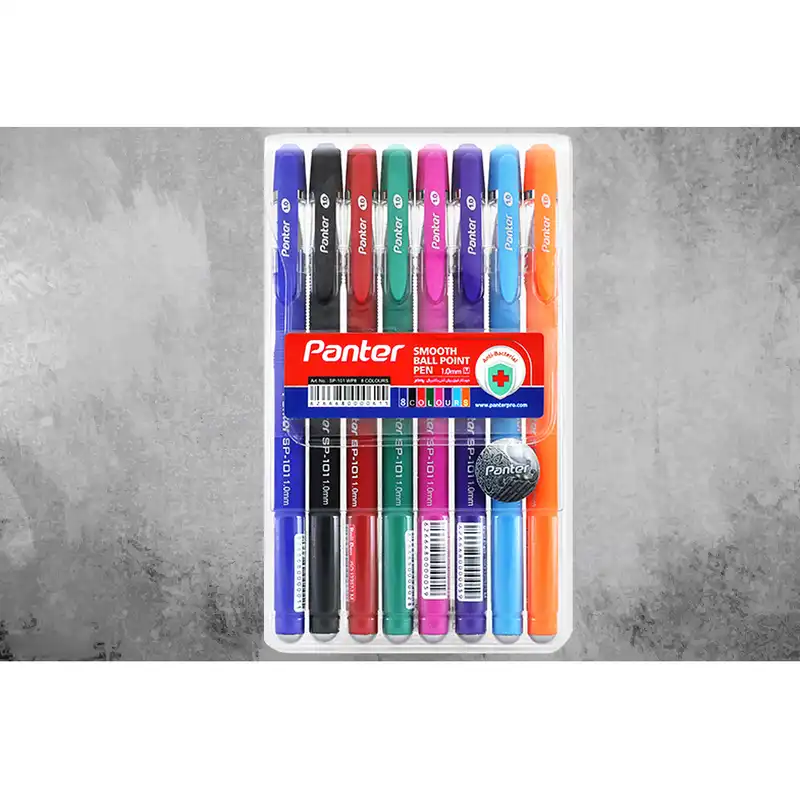 بسته لوازم تحریر پنتر مدل NEON COLORS مجموعه 22 عددی