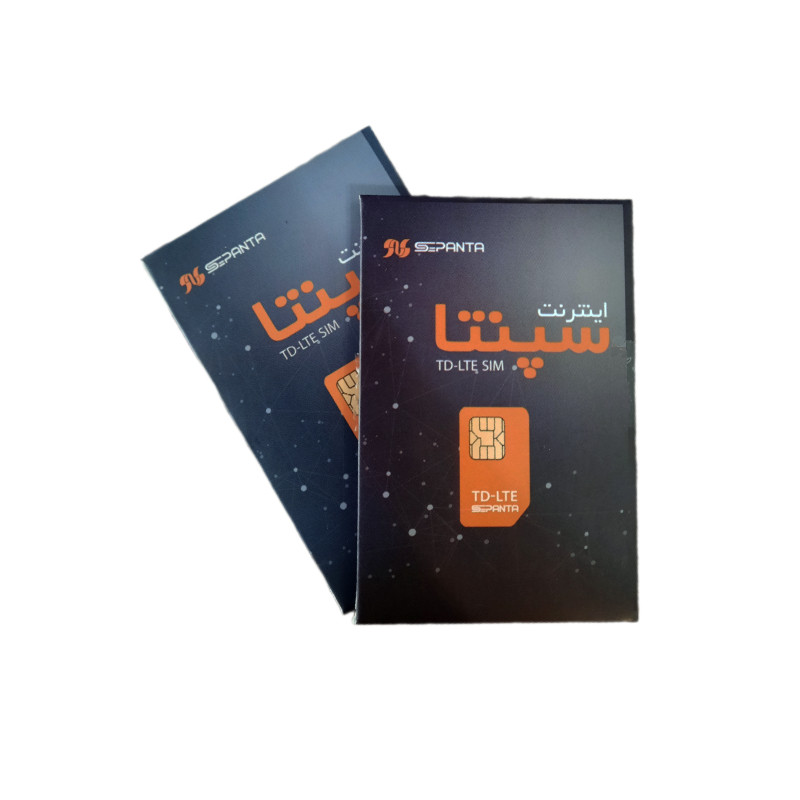 سیم کارت اینترنت ثابت TD-LTE سپنتا همراه با بسته 1500 گیگ یکساله