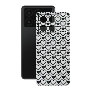 Remax cover sticker Leth model heart design suitable for Xiaomi Poco X6 Pro mobile phone