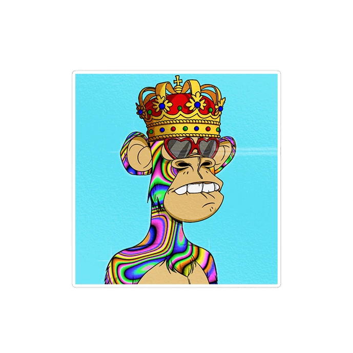 استیکر لپ تاپ ماسا دیزاین طرح monkey مدل STK1692