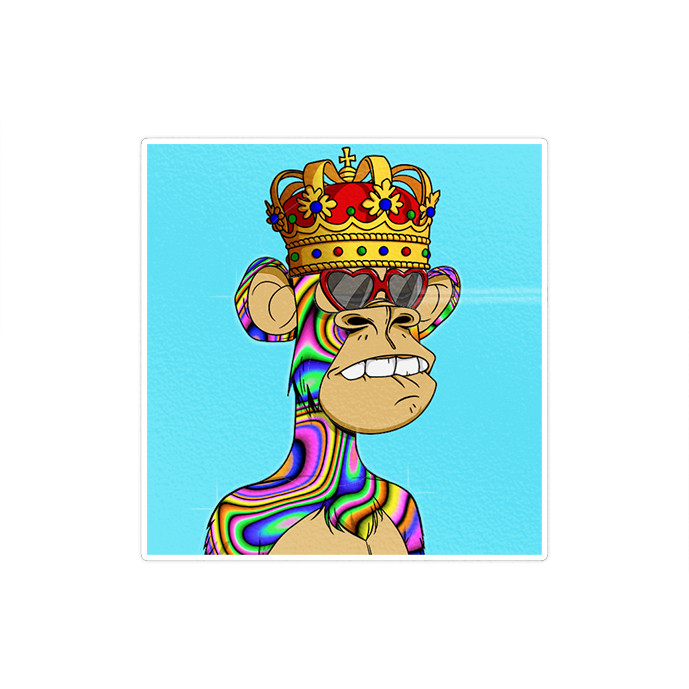 استیکر لپ تاپ ماسا دیزاین طرح monkey مدل STK1692