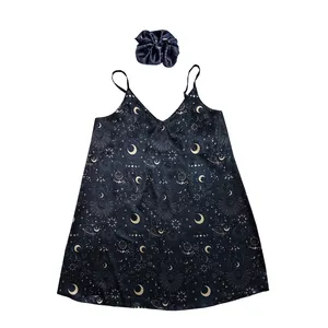 لباس خواب زنانه گلاریسم مدل G-094 به همراه کش مو