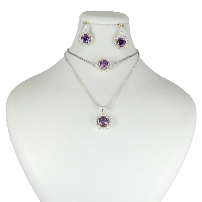 نیم ست نقره زنانه مدل AV180D-S7 C4 نیم ست نقره زنانه مدل AV180D-S7 C4