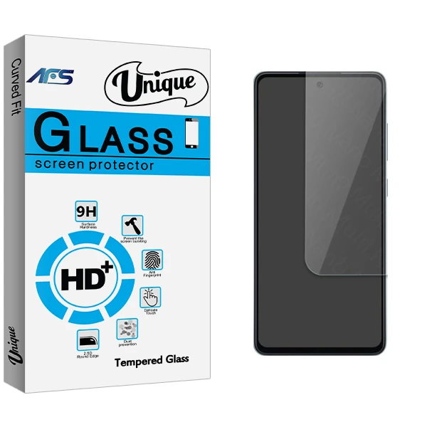 محافظ صفحه نمایش شیشه ای ای اف اس مدل Unique Glass مناسب برای گوشی موبایل سامسونگ Galaxy M52 \ M62 \ A71 \ A72