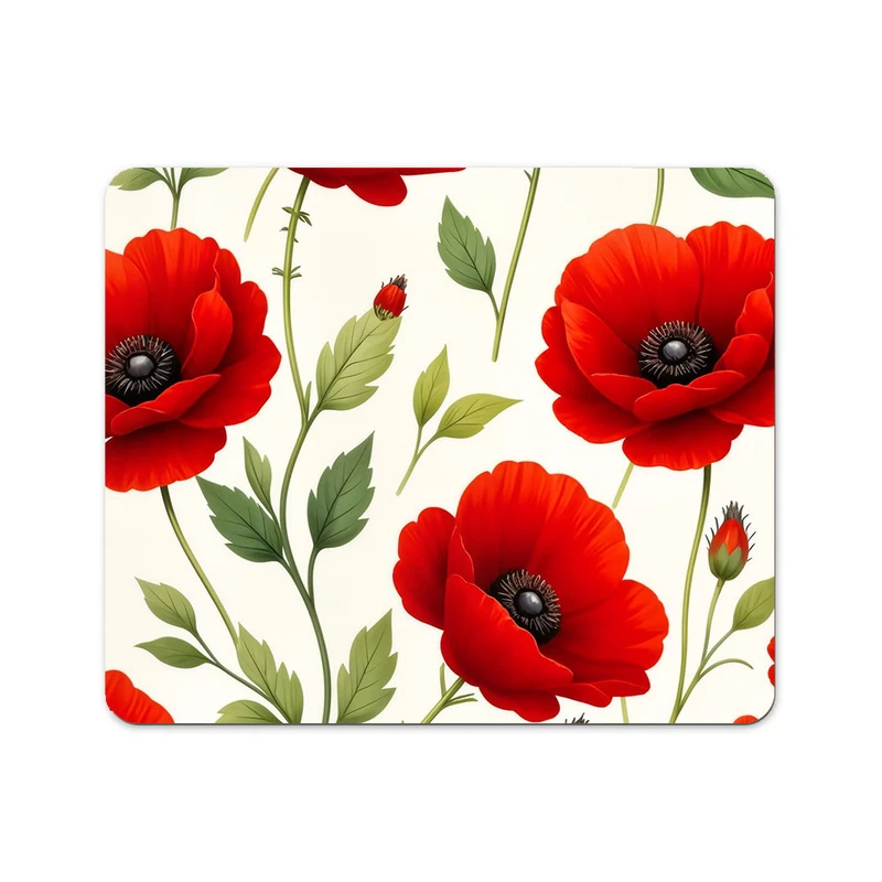  ماوس پد پاد آفرین طرح گل کد 265 سایز 19*24 سانتی متر