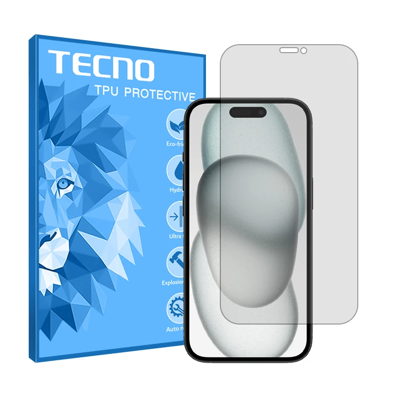 محافظ صفحه نمایش شفاف تکنو مدل HyGEL مناسب برای گوشی موبایل اپل iPhone 15 Plus