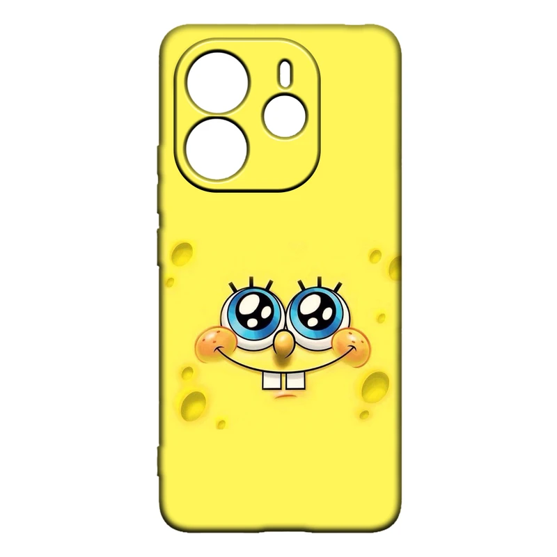 کاور طرح باب اسفنجی کد 485 مناسب برای گوشی موبایل شیائومی Redmi Note 14 4G