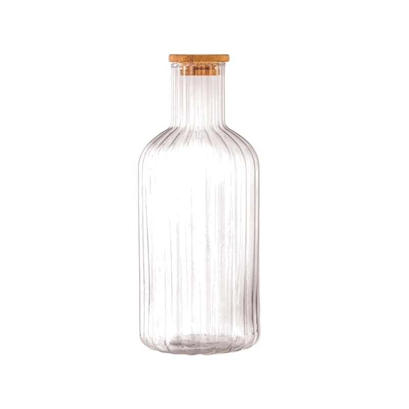 بطری آب لیمون مدل در چوبی کد RD4 گنجایش 1/4 لیتر