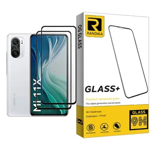 Randika Glass MIX002 Screen Protector For Xiaomi Mi 11X Pack Of 2