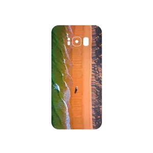 MAHOOT Beach and Green Sea Cover Sticker for Samsung Galaxy S8