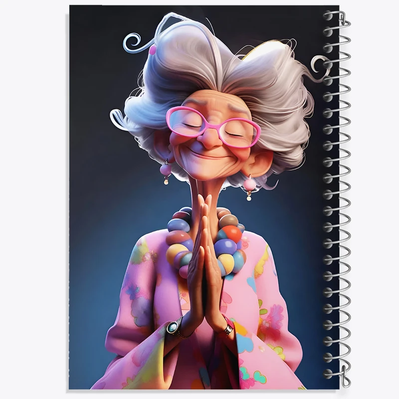 دفتر نقاشی 50 برگ خندالو طرح مادربزرگ کد F5795