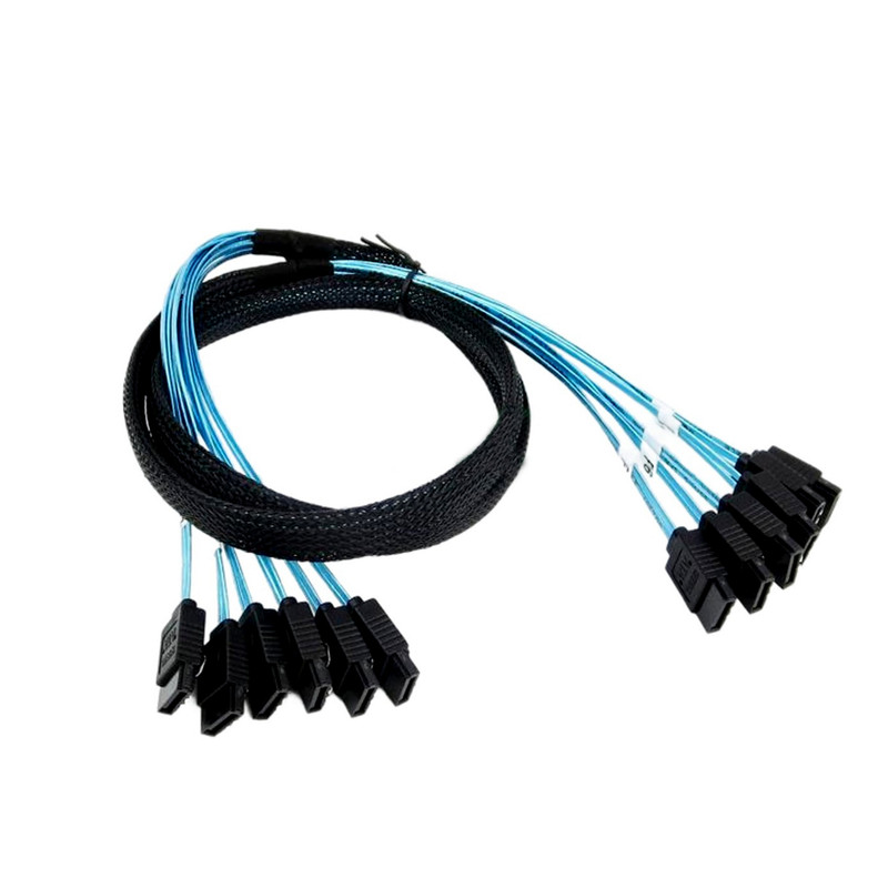 کابل تبدیل 6 به 6 SATA اسمارطور مدل SM265 طول 0.5 متر