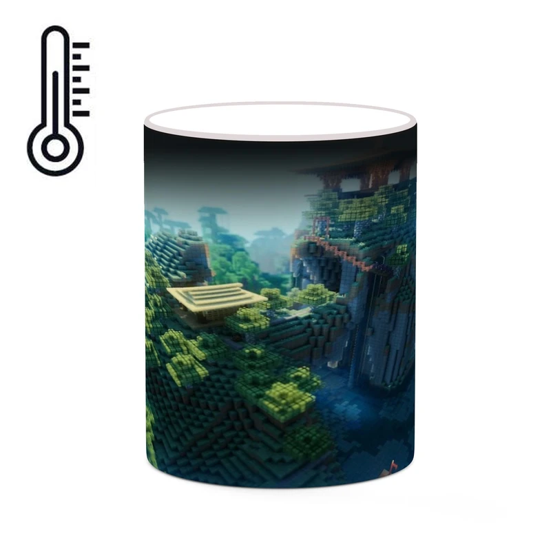 ماگ حرارتی کاکتی طرح ماینکرافت minecraft مدل mgh41192