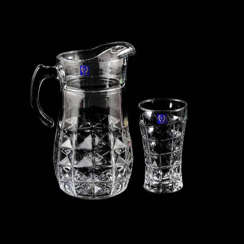 سرویس پارچ و لیوان 7 پارچه مدل آکوامارین سرویس پارچ و لیوان 7 پارچه مدل آکوامارین