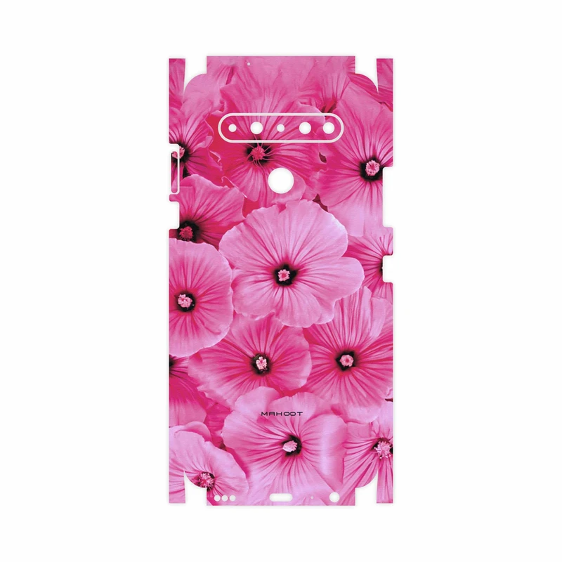 برچسب پوششی ماهوت مدل Pink-Flower-FullSkin مناسب برای گوشی موبایل ال جی K61