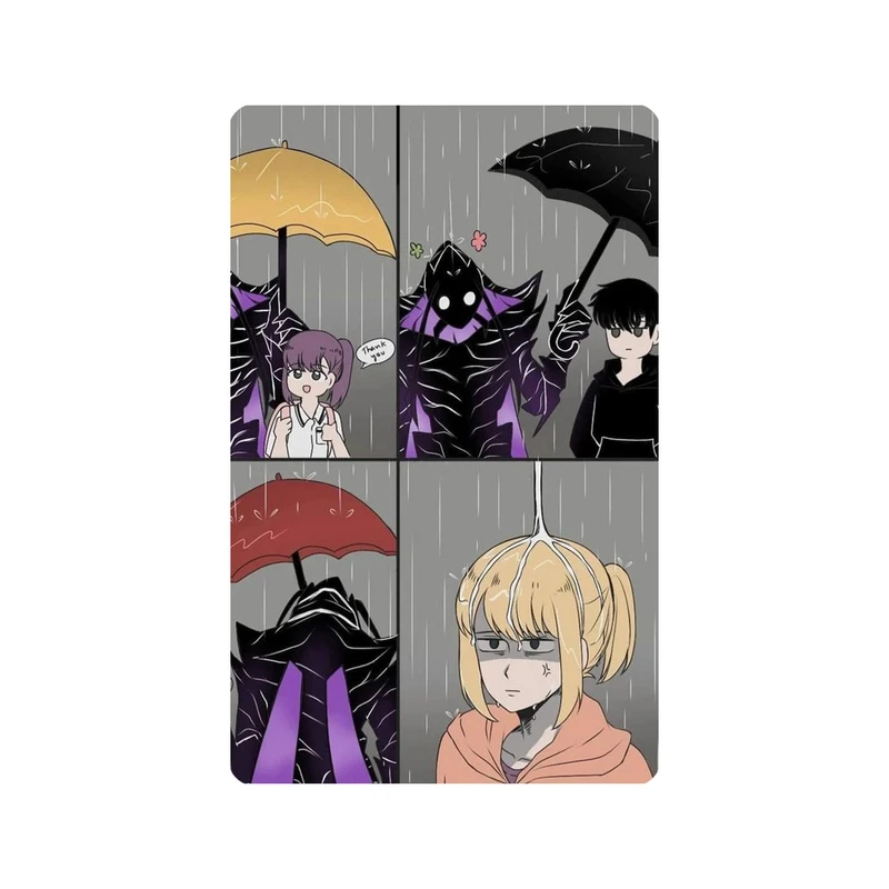 استیکر کارت مدل انیمه طرح سولو لولینگ سونگ جین وو solo leveling sung jin woo کد 5345