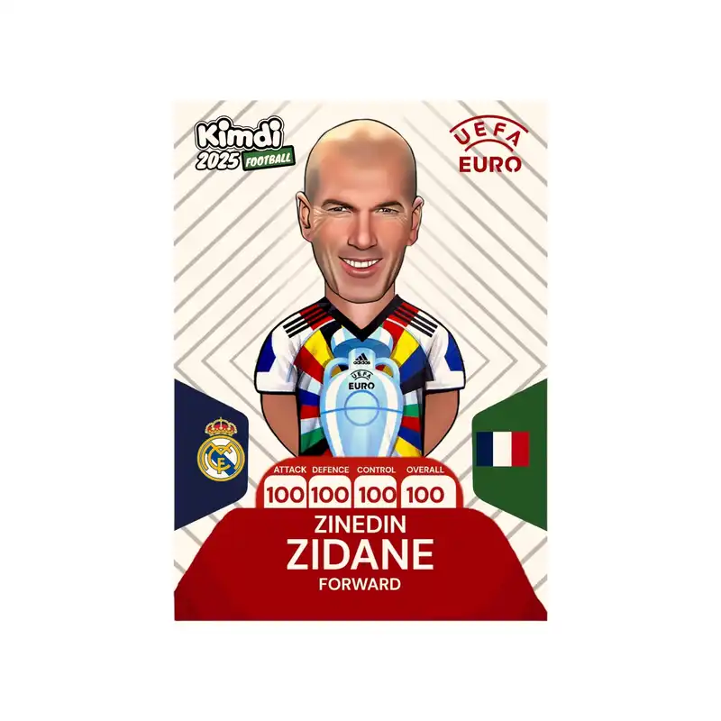 اسباب بازی شانسی کیمدی مدل پرمیوم یورو زیدان کد euro 100