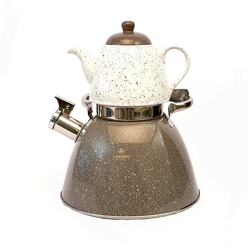 ست کتری و قوری لایف اسمایل مدل TK3-6T