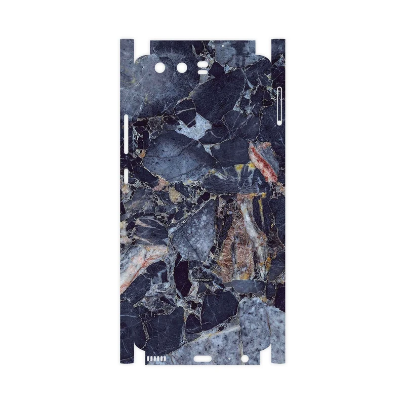 برچسب پوششی ماهوت مدل Broken black marble-FullSkin مناسب برای گوشی موبایل هوآوی P10