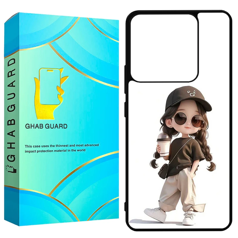 کاور قاب گارد طرح دختر مدل G14S مناسب برای گوشی موبایل شیائومی Redmi Note 14S 4G   