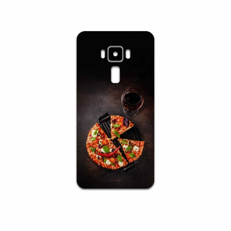 برچسب پوششی ماهوت مدل Pizza مناسب برای گوشی موبایل ایسوس Zenfone 3 Laser ZC551KL