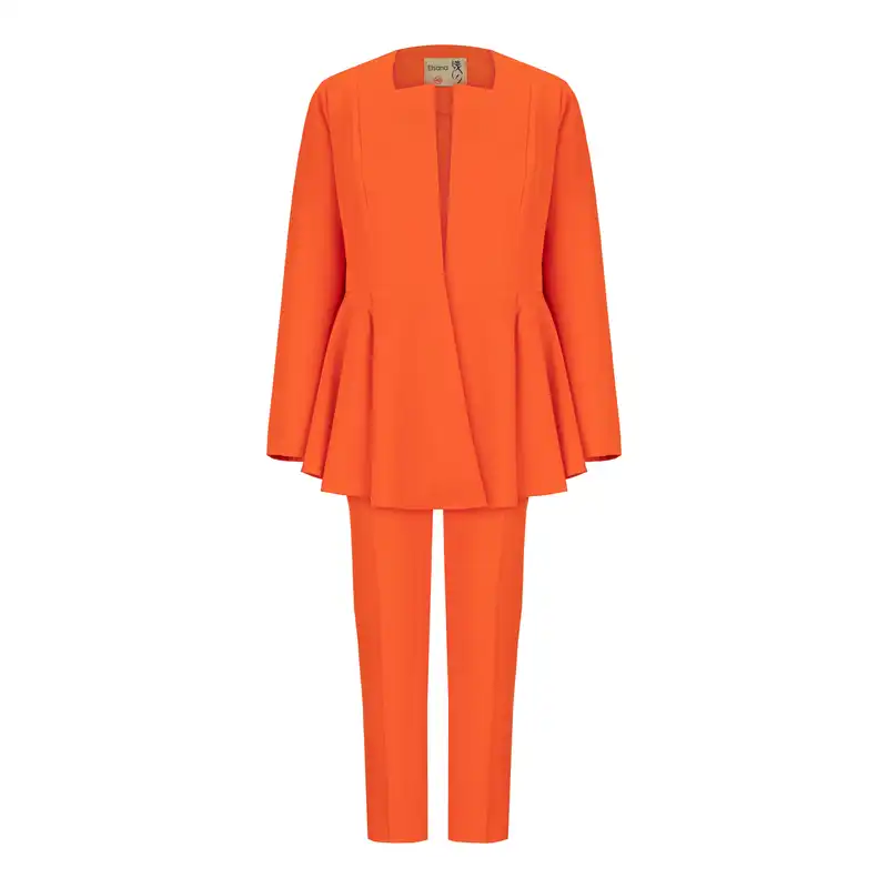 ست کت و شلوار زنانه السانا مدل آرام کد 149646