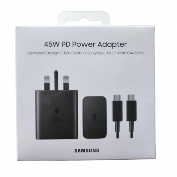 شارژر دیواری 45 وات سامسونگ مدل EP-T4510 به همراه کابل تبدیل USB-C