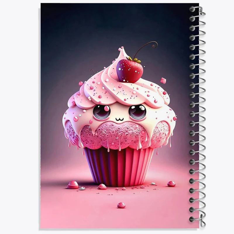 دفتر لیست خرید 50 برگ خندالو طرح کاپ کیک کد 28827