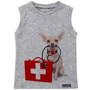 تاپ دخترانه 27 مدل Dog Emergency کد MH233